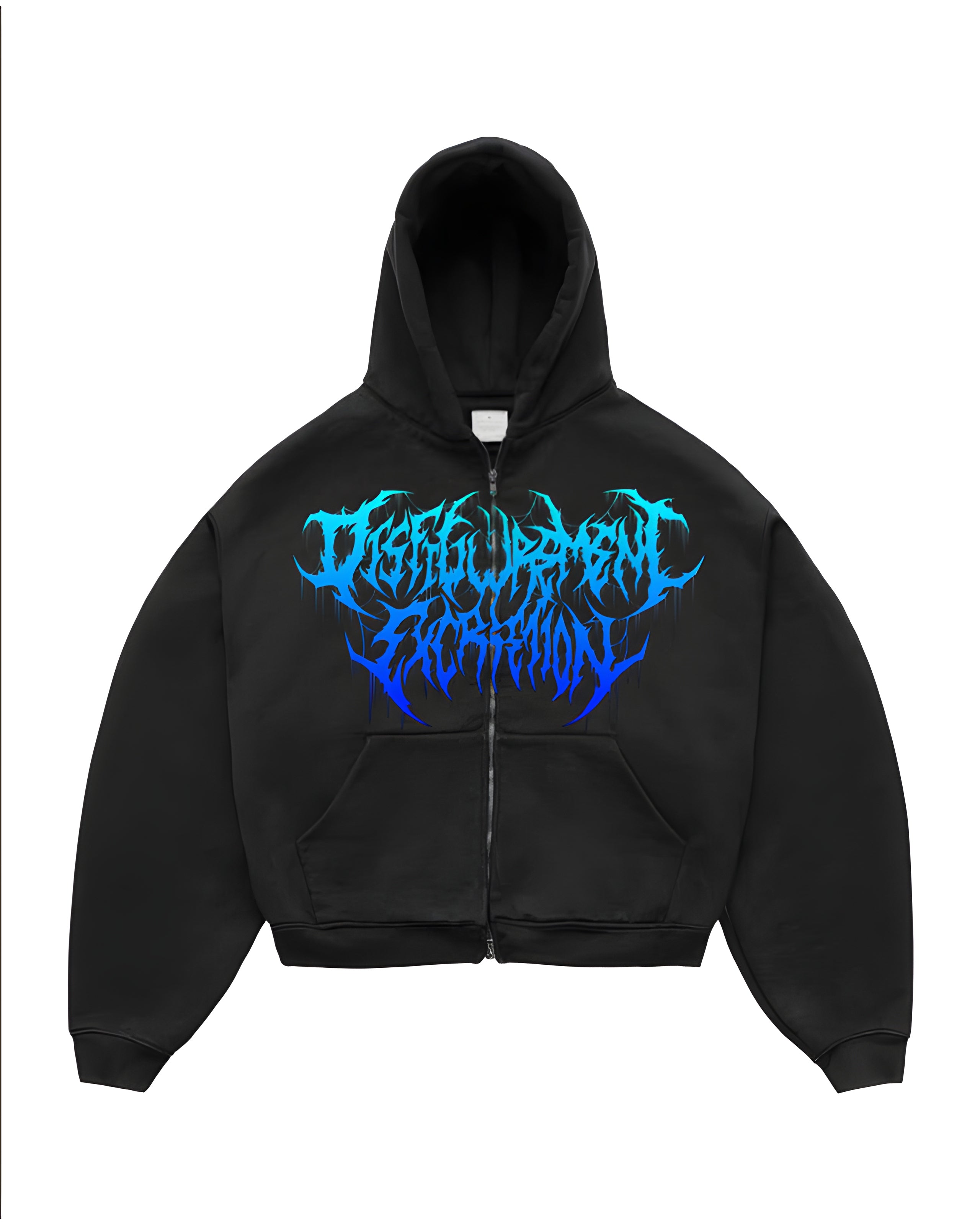 Cyber Goth Heavyweight Full-Zip Hoodie